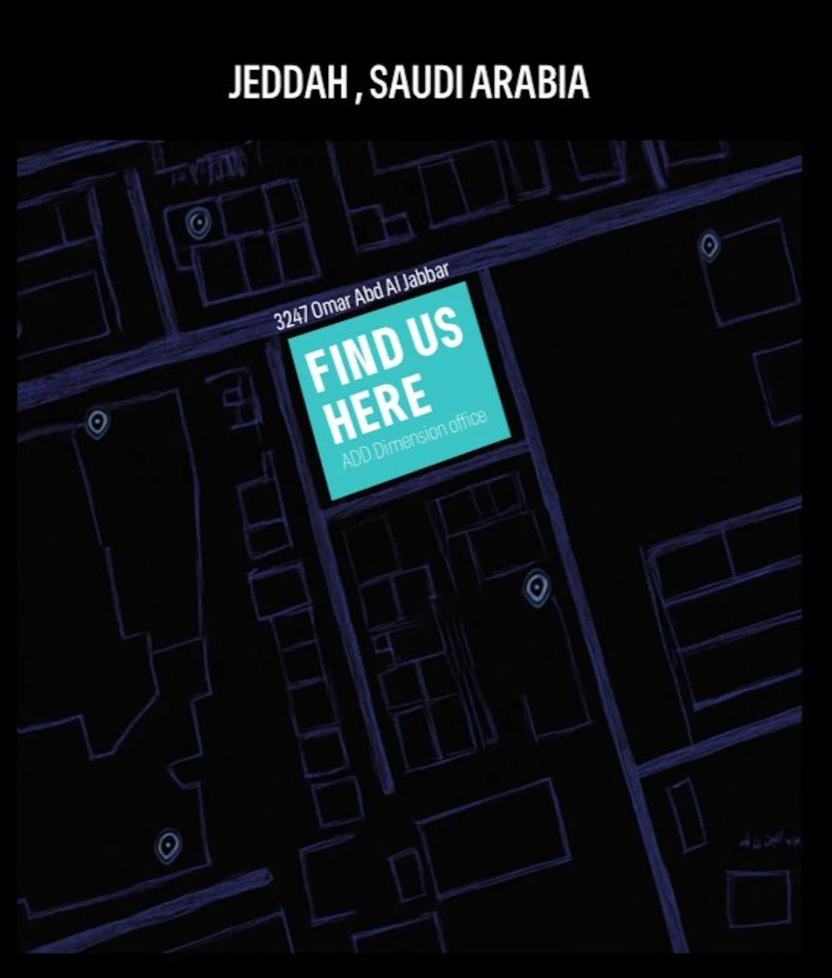 Jeddah — Abadi Al Johar Arena office map